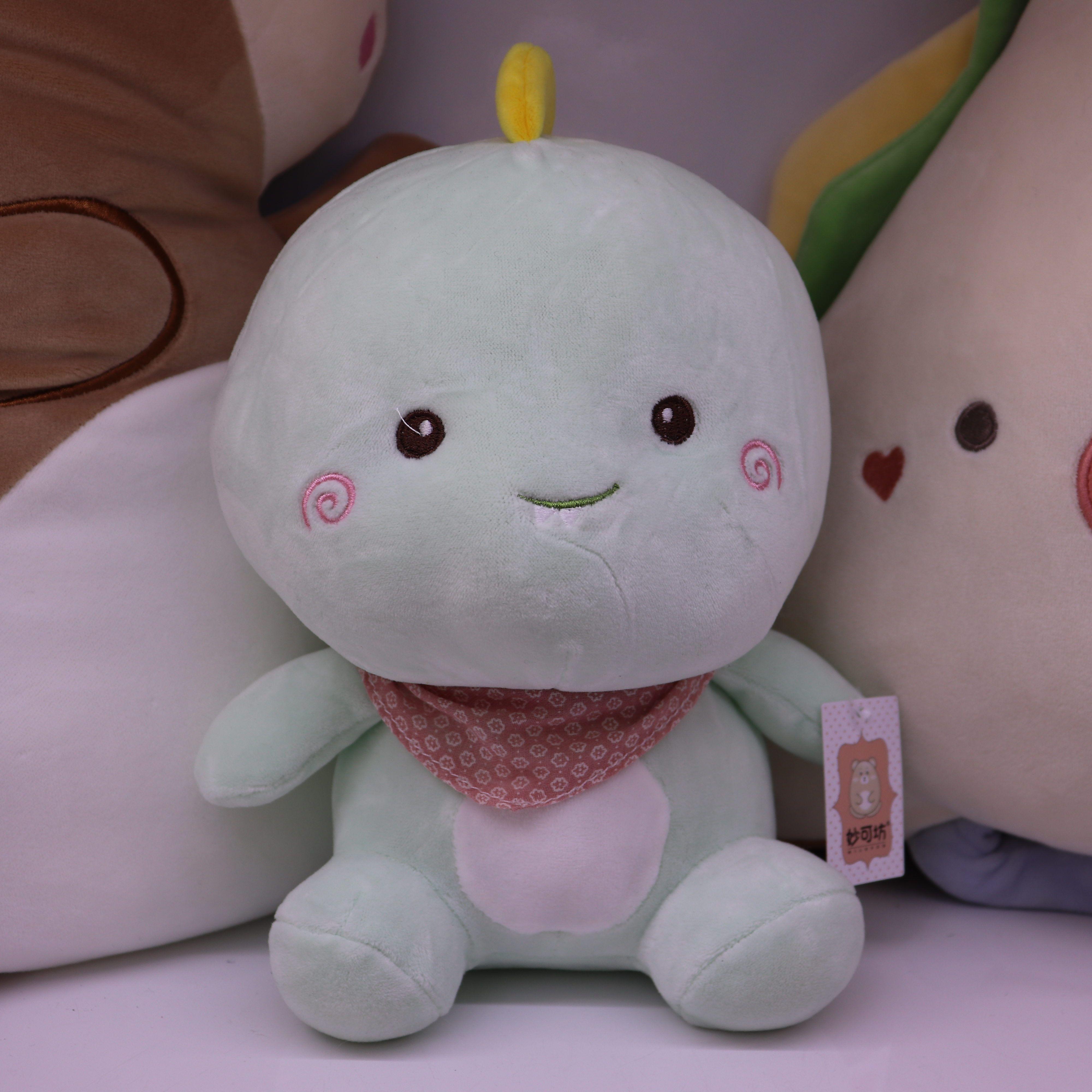 2022 New style Big-headed dinosaur plush toy, cute male and female bedroom birthday gift plush toy, 23cm