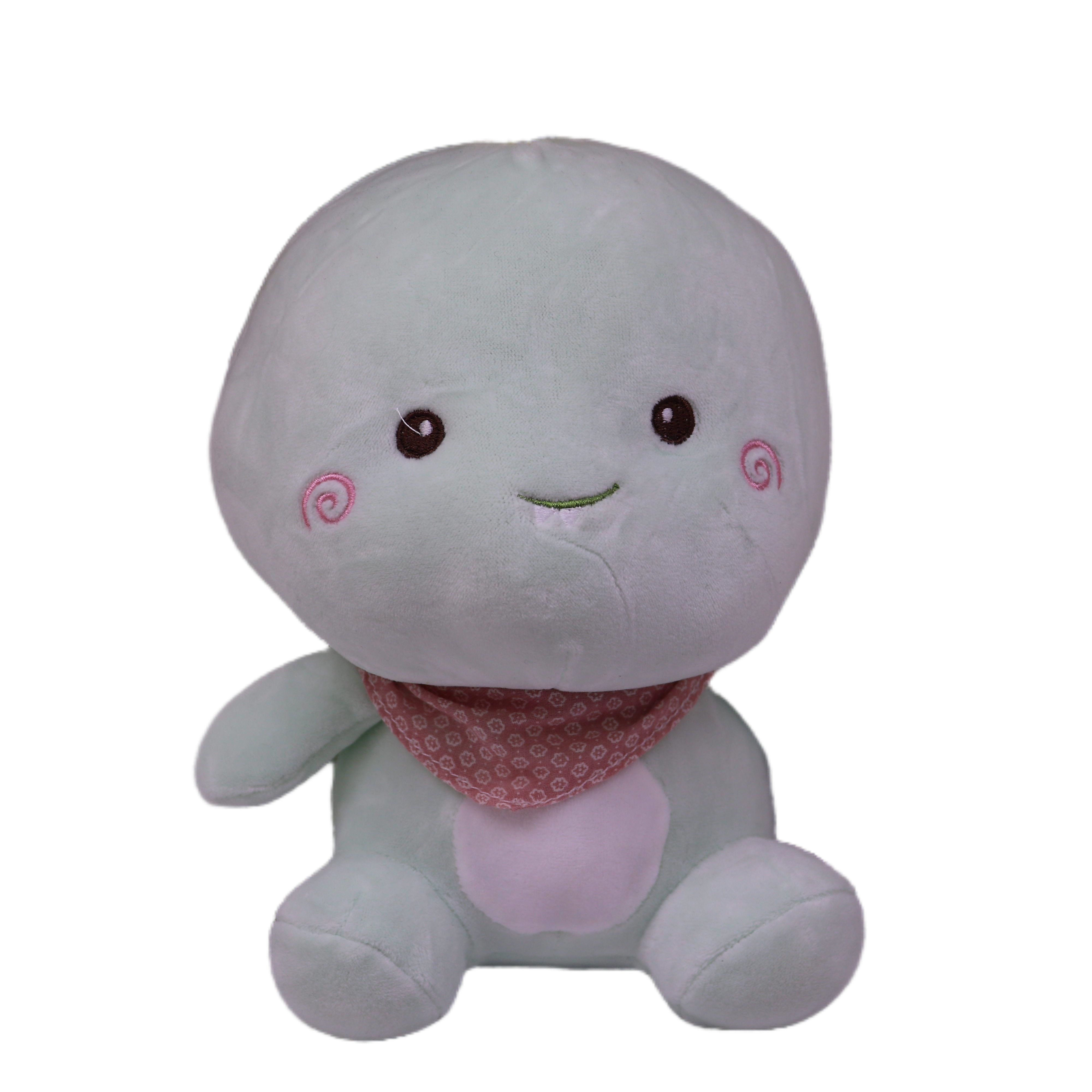 2022 New style Big-headed dinosaur plush toy, cute male and female bedroom birthday gift plush toy, 23cm Item Picture