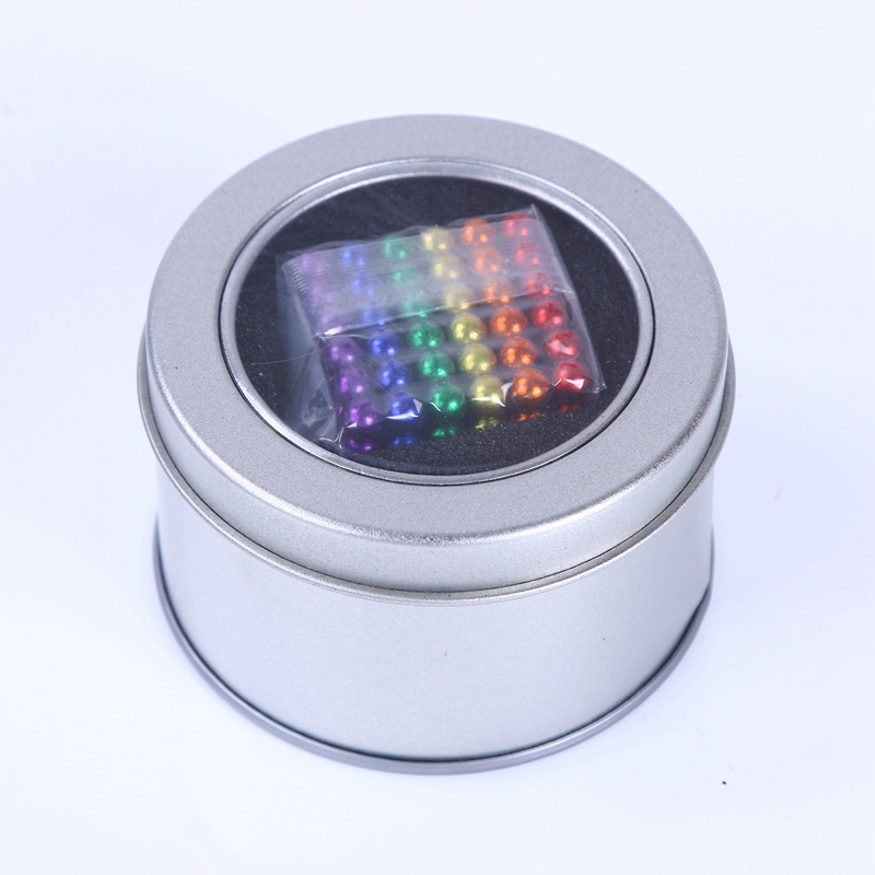 磁铁 磁珠 圆球 5mm *216颗彩色巴克球 磁球详情2