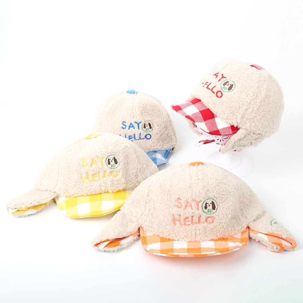 Milliyuek Lamb Fleece Thick Warm Baby Ear Protection Cap thumbnail