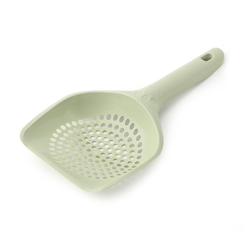 Round-hole cat litter shovel made of pp material, large-capacity cat litter box, cat toilet cleaning tool, cat feces shovel, thickened and enlarged cat supplies Application Scenario