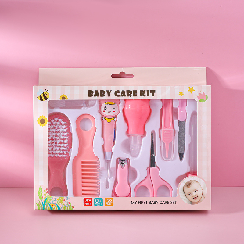 HAIHANG Children's nail clippers baby ear scoop care set of 10 Specification drawing