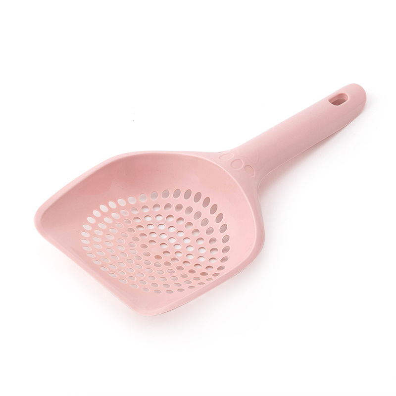 Round-hole cat litter shovel made of pp material, large-capacity cat litter box, cat toilet cleaning tool, cat feces shovel, thickened and enlarged cat supplies Specification image