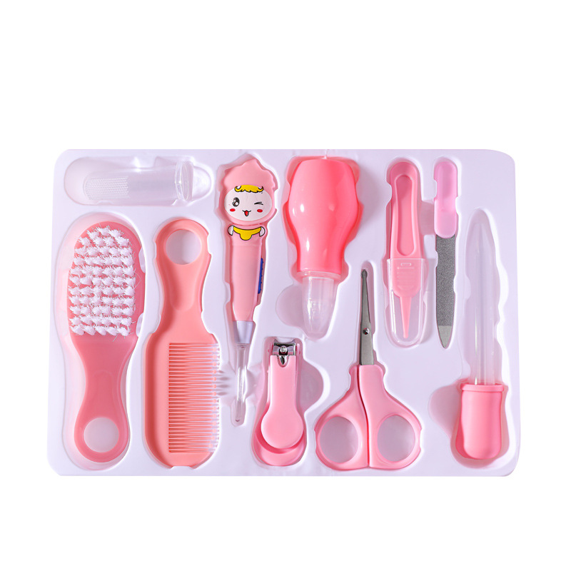 HAIHANG Children's nail clippers baby ear scoop care set of 10 full figure