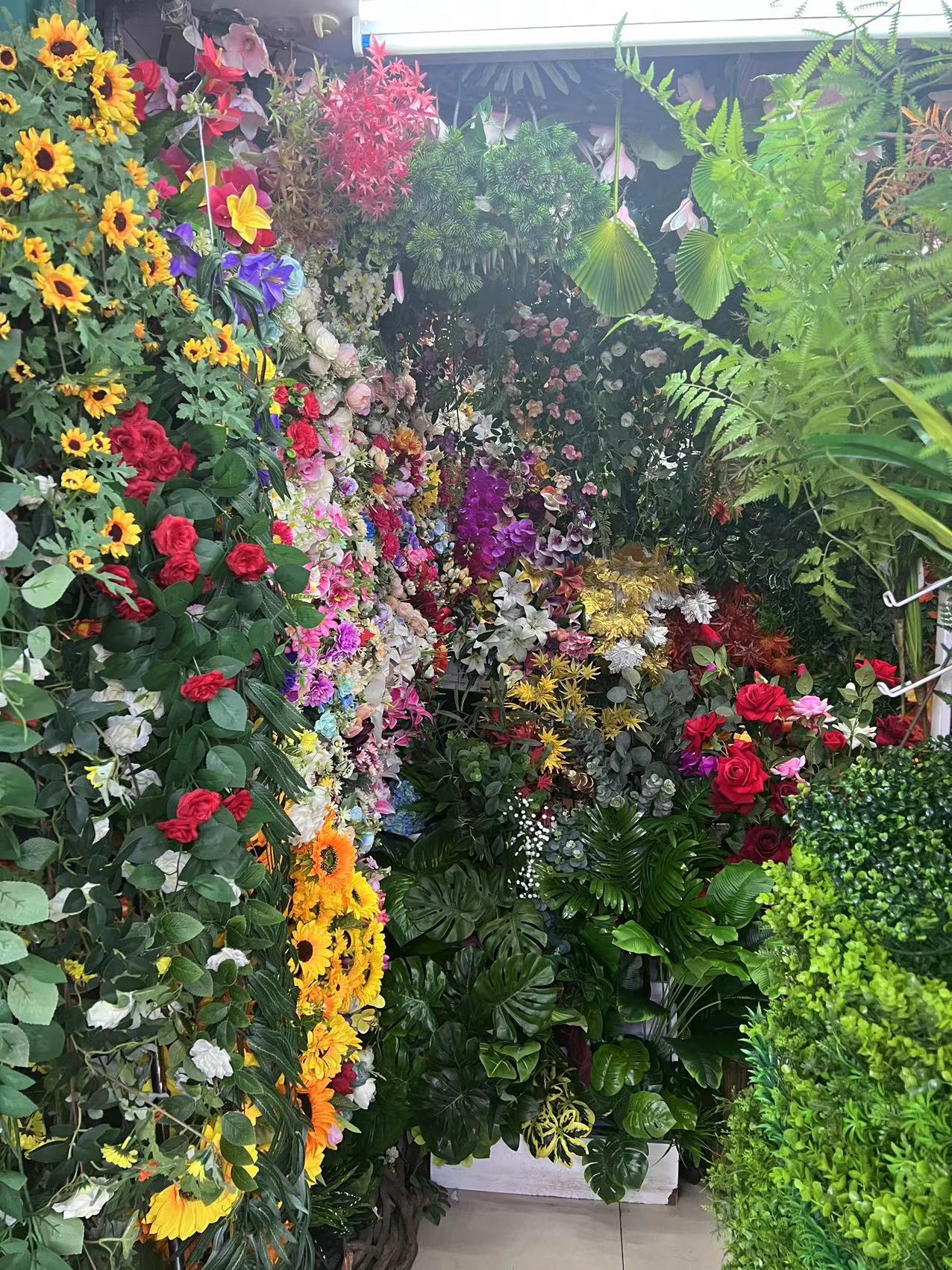 Gundam artificial flower plant tree artificial turf vine describe pic - 4