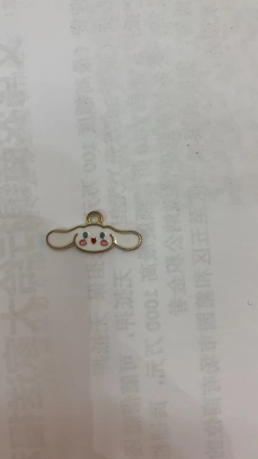 Best-selling duck jewelry accessories, alloy accessories, white claw accessories, bright-colored accessories, alloy long-eared rabbit