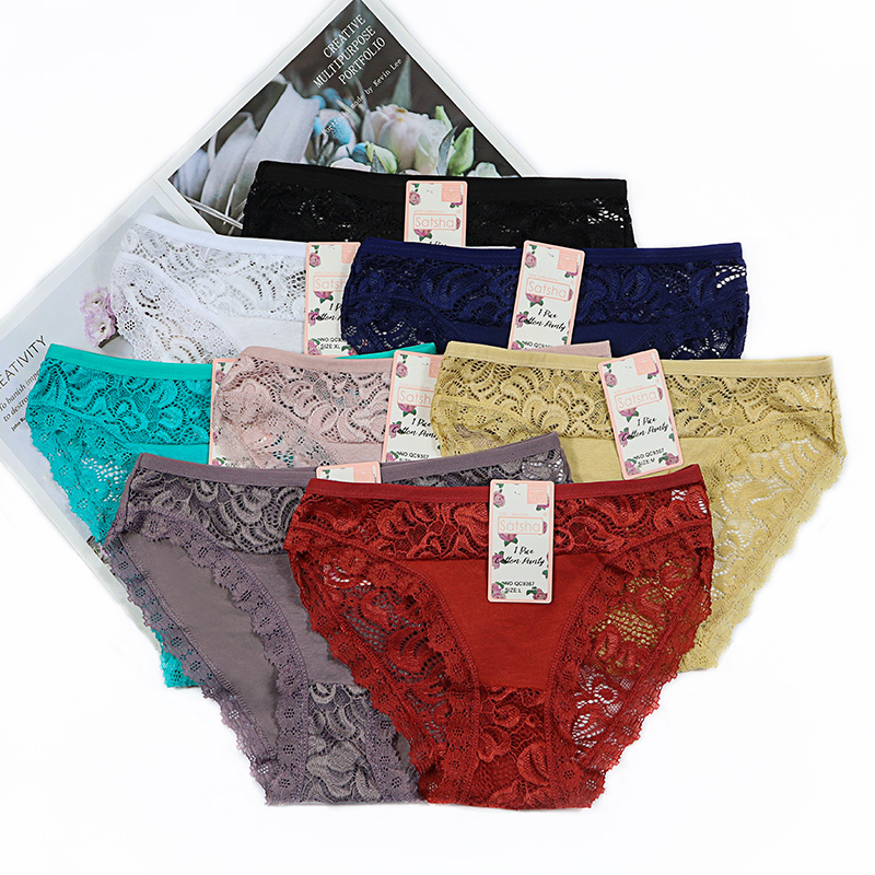 7colors Rose Sexy Ladies Underwear Panties Lady Panty Briefs