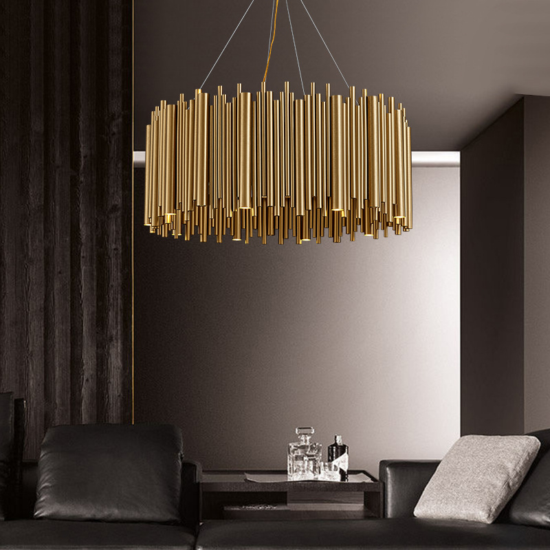Stainless steel living room chandelier for foreign trade