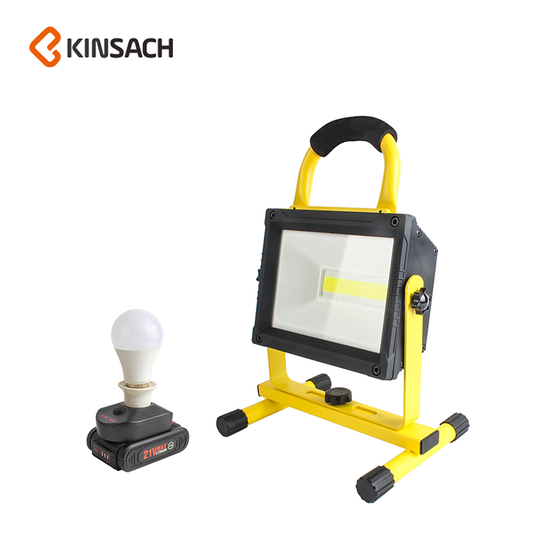 New cross-border work light, portable hand-held emergency light, COB charging, large-capacity outdoor engineering lighting floodlight