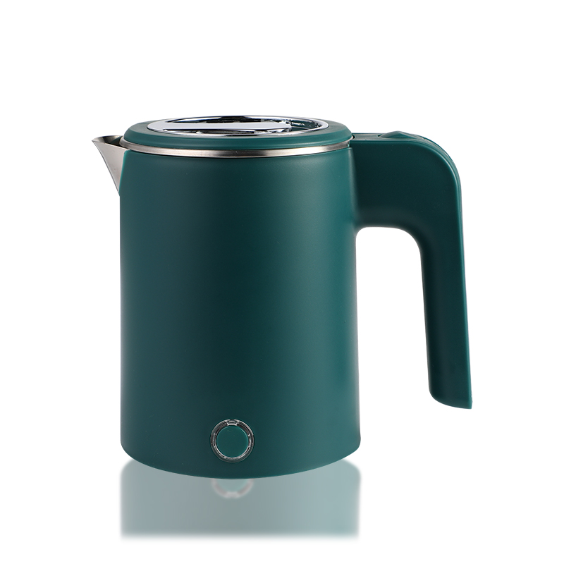 Mini kettle Household electric kettle Small travel portable office Student dormitory water boiler 0.6L small capacity mini portable double anti-scalding automatic power off thumbnail