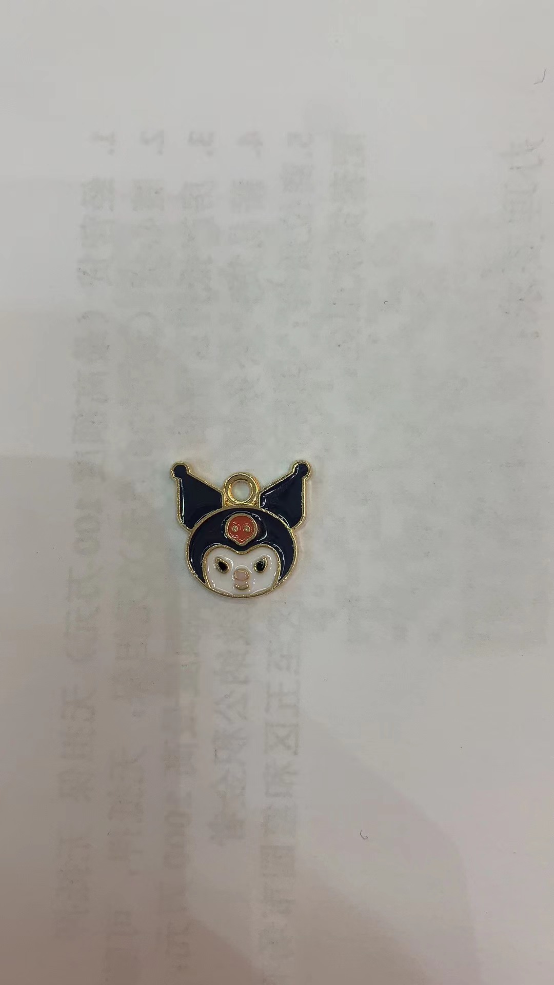 Best-selling duck jewelry accessories, alloy accessories, white claw accessories, bright color accessories, alloy black eared cat