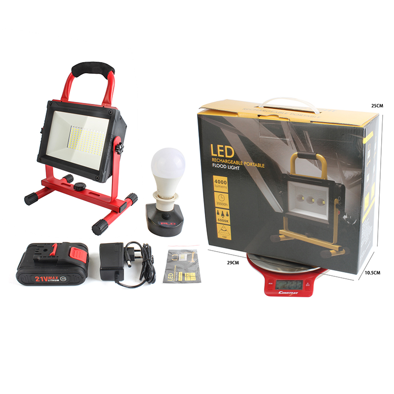 New cross-border work light, portable hand-held emergency light, led charging, large-capacity outdoor engineering lighting floodlight Specification image
