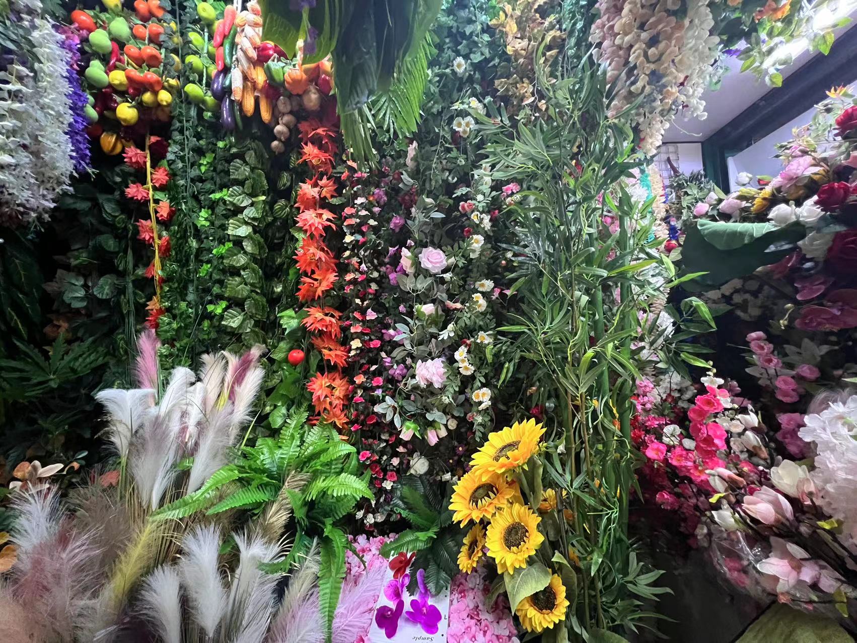 Gundam artificial flower plant tree artificial turf vine describe pic - 7