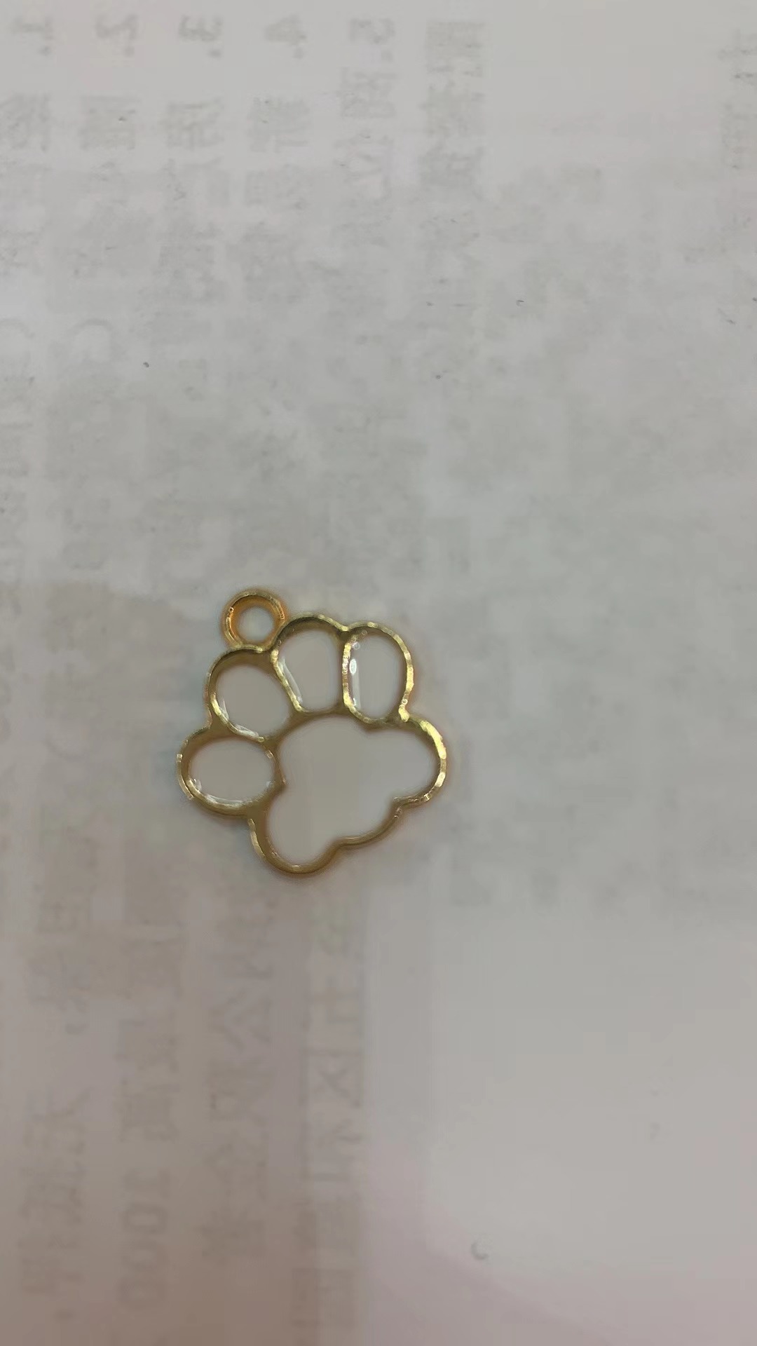 Best-selling duck-shaped jewelry accessories, alloy accessories, white claw accessories, bright color accessories, white dog claws