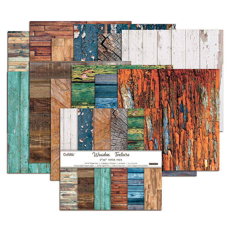 DIY handmade scrapbook planner materials: 6-inch patterned paper background paper, 24 sheets AC 220303 Item Picture