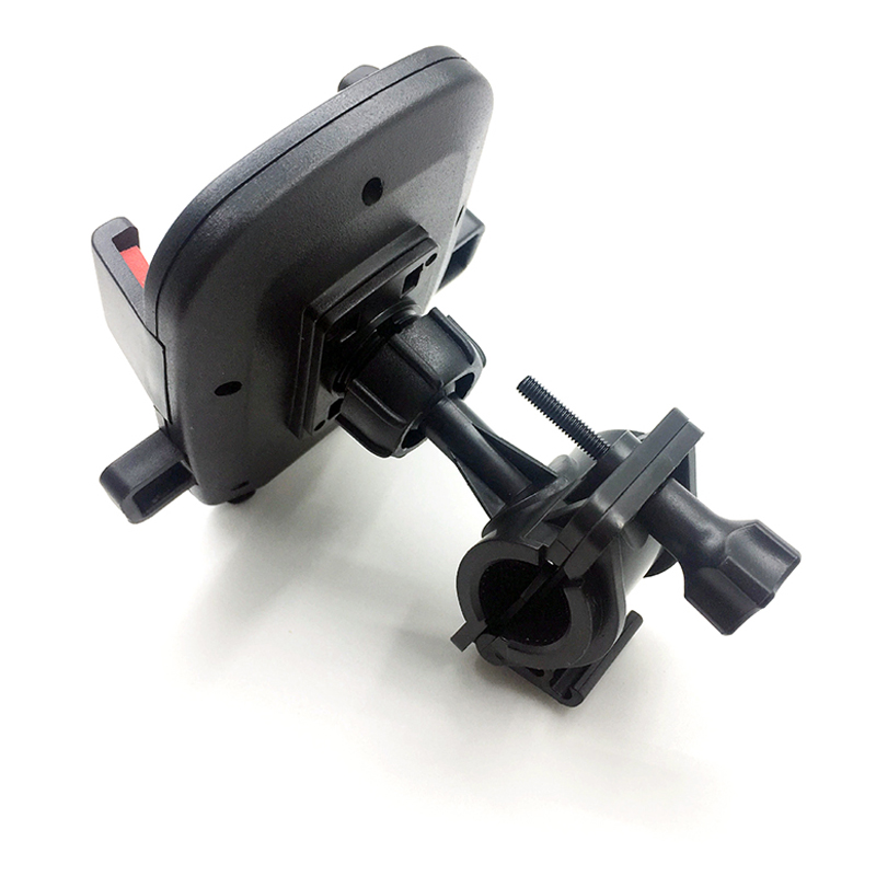 自行车手机架/单车手机夹/塑料手机架白底实物图