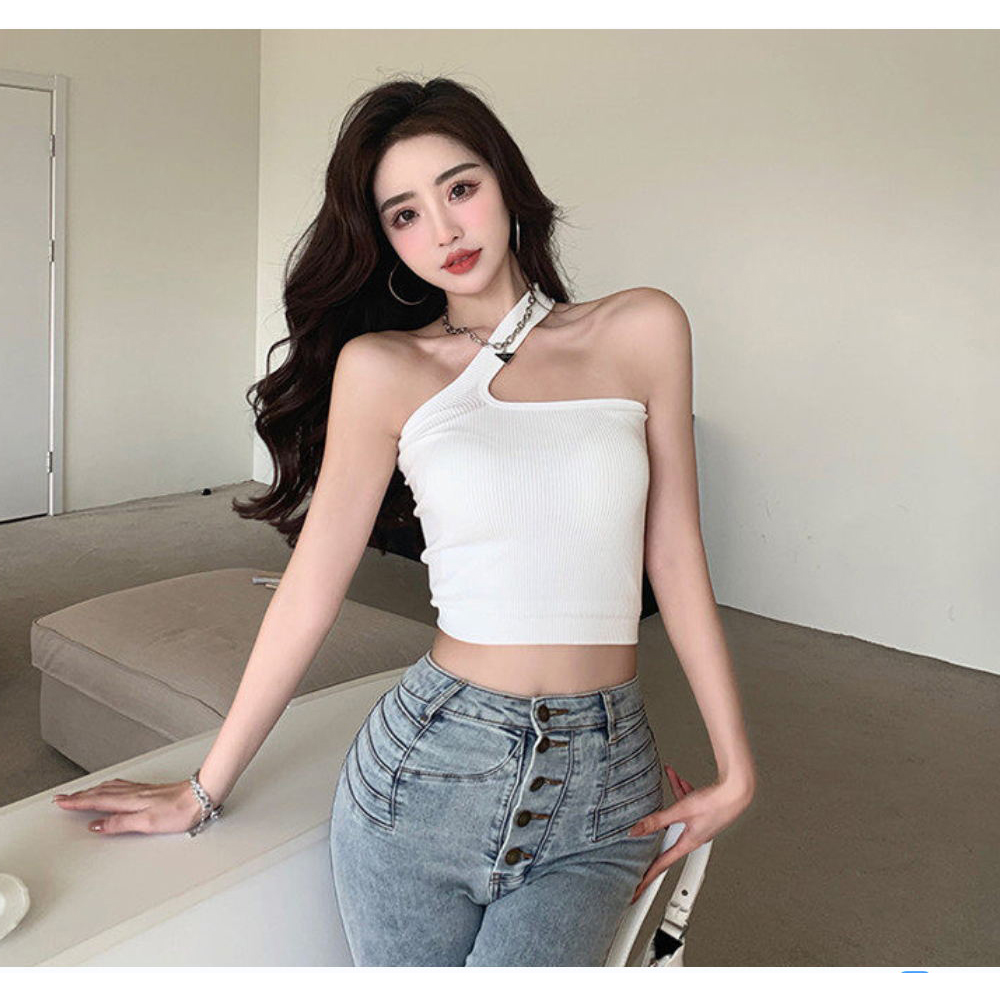 Long Fa Suspenders women with chest wrap summer thin new vest for girls thumbnail