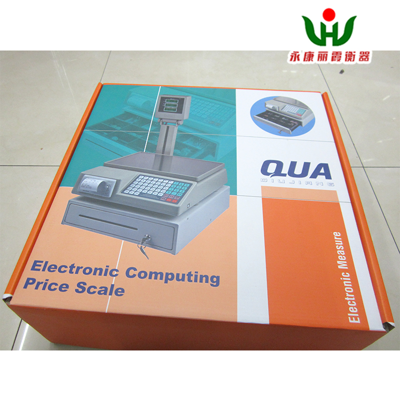 Integrated Cash Register Scale Wholesale Commercial Electronic Platform Scale Supermarket Weighing And Pricing Intelligent Cash Register Scale details Picture