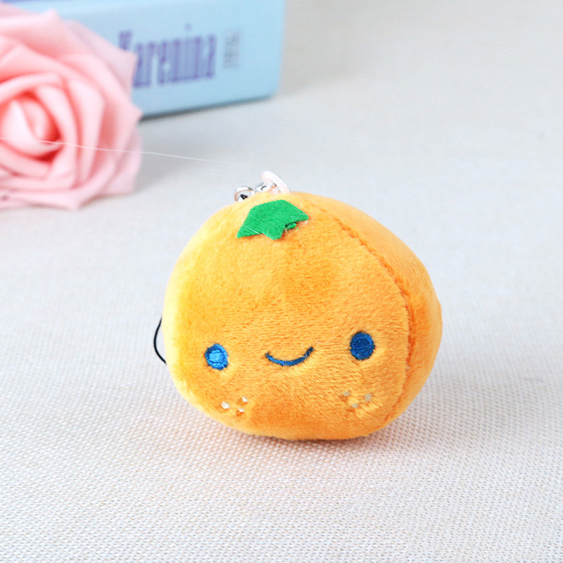 Senbao Monkey 01 Fruit Series Keychain Dolls, schoolbag pendants, small gifts, dolls, claw machines, small dolls, accessories, plush pic 3