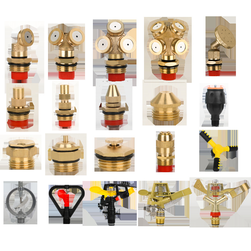 Spray irrigation atomizing nozzle for foreign trade