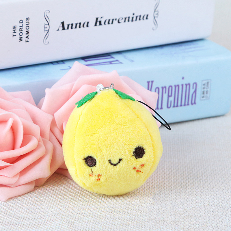 Senbao Monkey 01 Fruit Series Keychain Dolls, schoolbag pendants, small gifts, dolls, claw machines, small dolls, accessories, plush pic 5