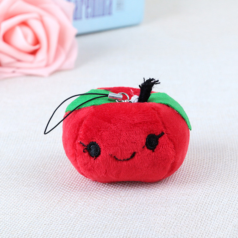 Senbao Monkey 01 Fruit Series Keychain Dolls, schoolbag pendants, small gifts, dolls, claw machines, small dolls, accessories, plush pic 2