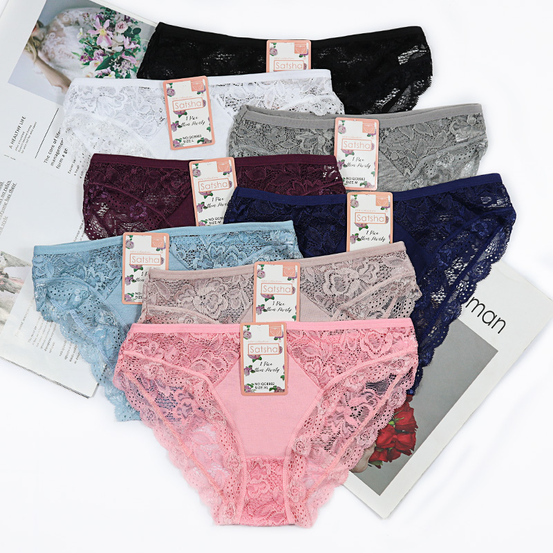 Satsha Skin-friendly Sexy Women Lace Panties Seamless Underwear thumbnail