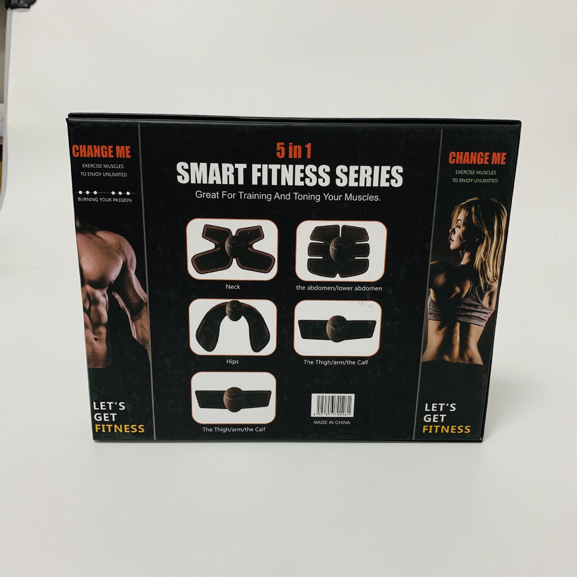 5 and 1EMS intelligent fitness instrument abdominal muscle stick body shaping abdominal sports home exercise lazy abdominal fitness equipment details Picture
