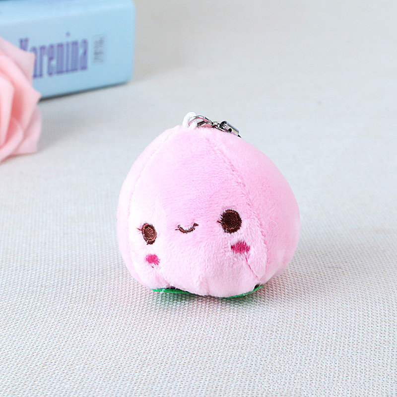 Senbao Monkey 01 Fruit Series Keychain Dolls, schoolbag pendants, small gifts, dolls, claw machines, small dolls, accessories, plush pic 4