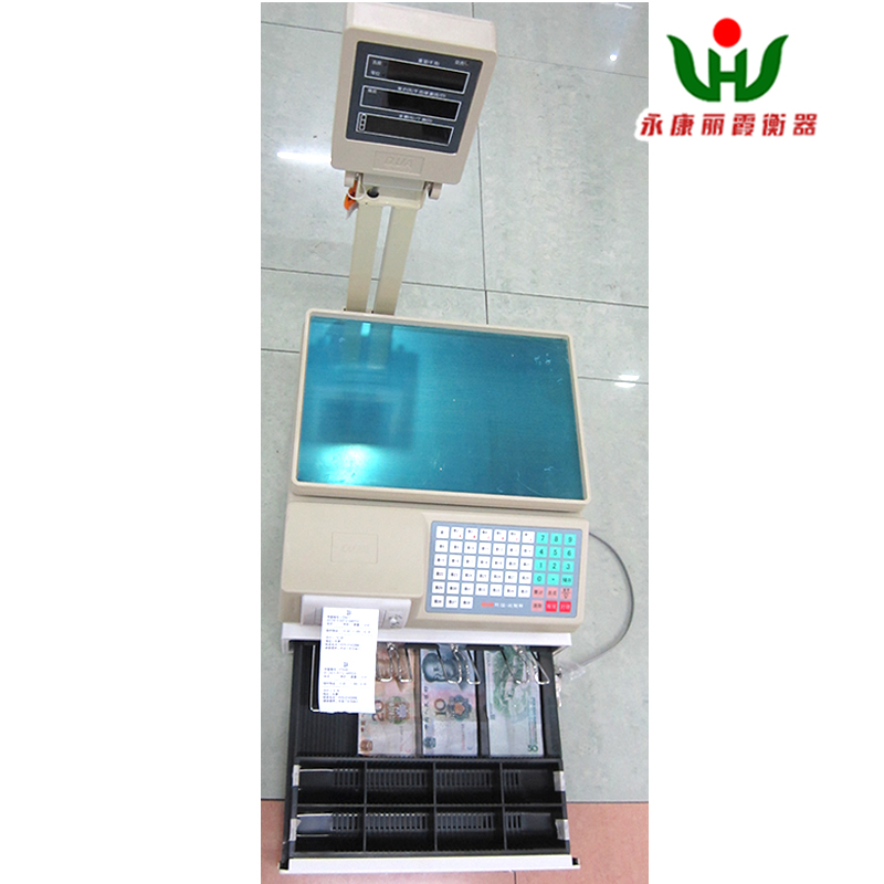 Integrated Cash Register Scale Wholesale Commercial Electronic Platform Scale Supermarket Weighing And Pricing Intelligent Cash Register Scale Item Picture