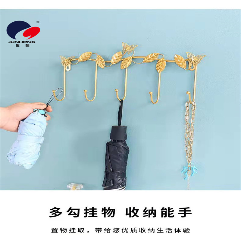 挂衣服的壁勾衣架墙壁式进门衣帽架墙上置物架ins风防掉收纳挂钩详情5