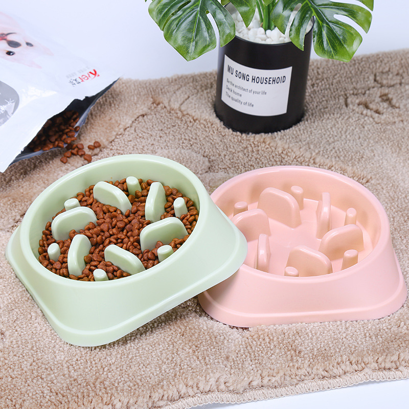 丛林型宠物慢食碗防噎慢食缓食碗袋装防打翻宠物猫狗食具
