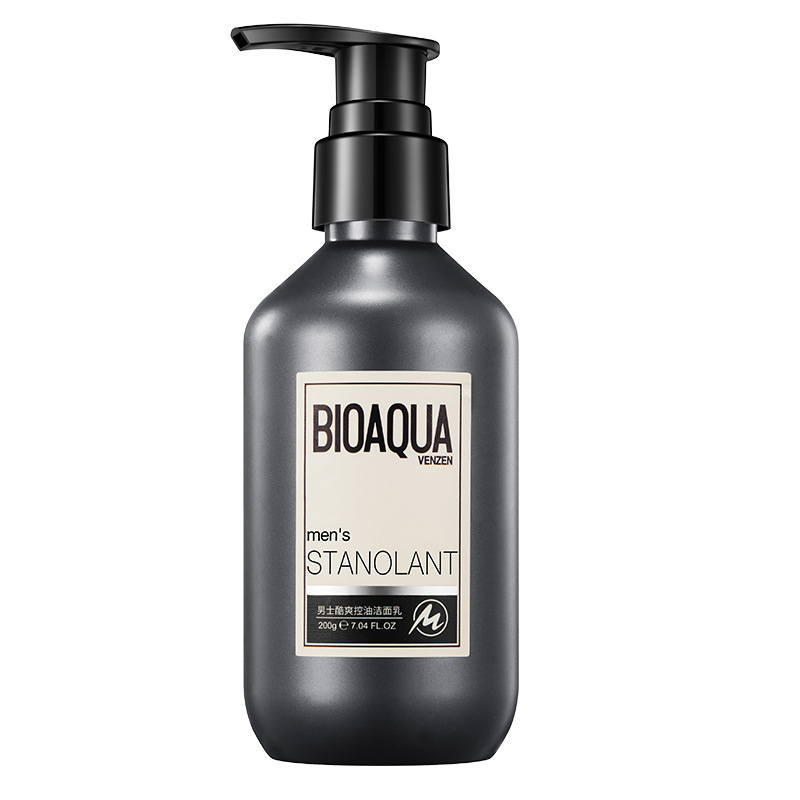 Poquanya Men's Cool Oil Control Cleanser, deep cleaning, moisturizing and refreshing Oil control cleanser, cleansing product