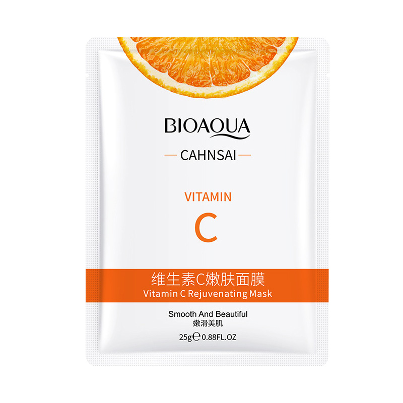 Poquanya Vitamin C Moisturizing mask Tablet moisturizing fine gloss mild mask patch mask facial care