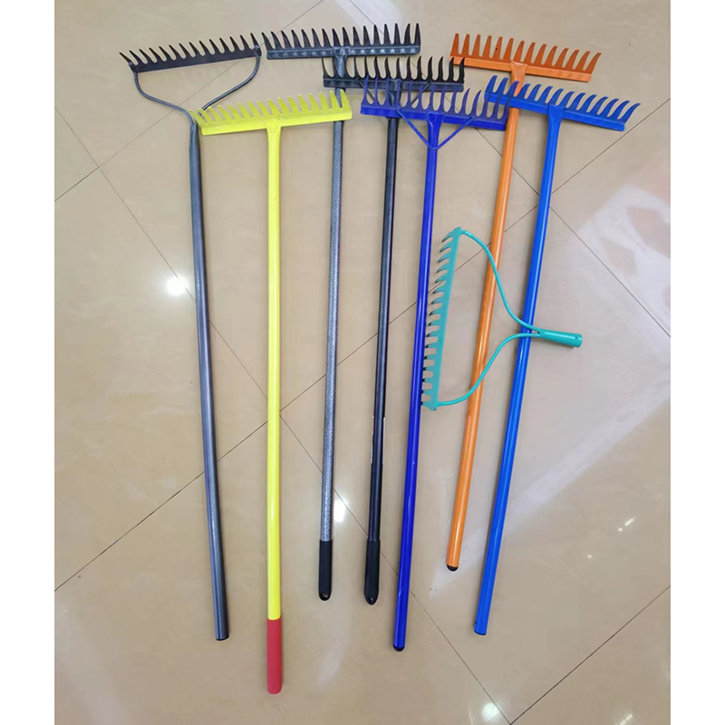 agricultural rake, rake head,steel handle rake thumbnail