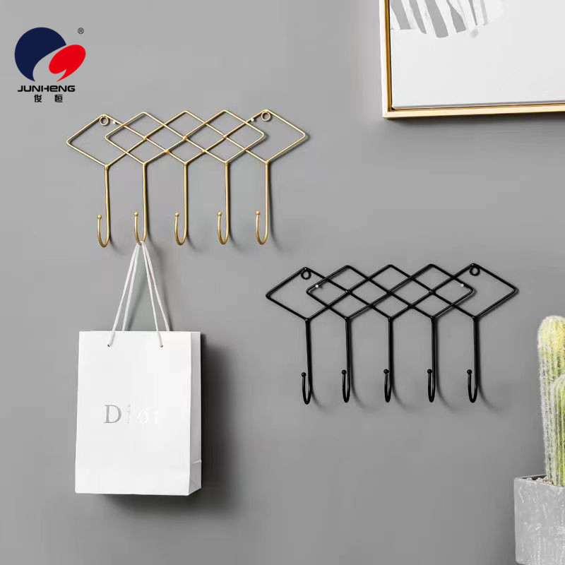 Nordic creative key hanging rack, wall decoration for the entrance door, home decoration items, entrance hook, wall-mounted coat hook pic 3