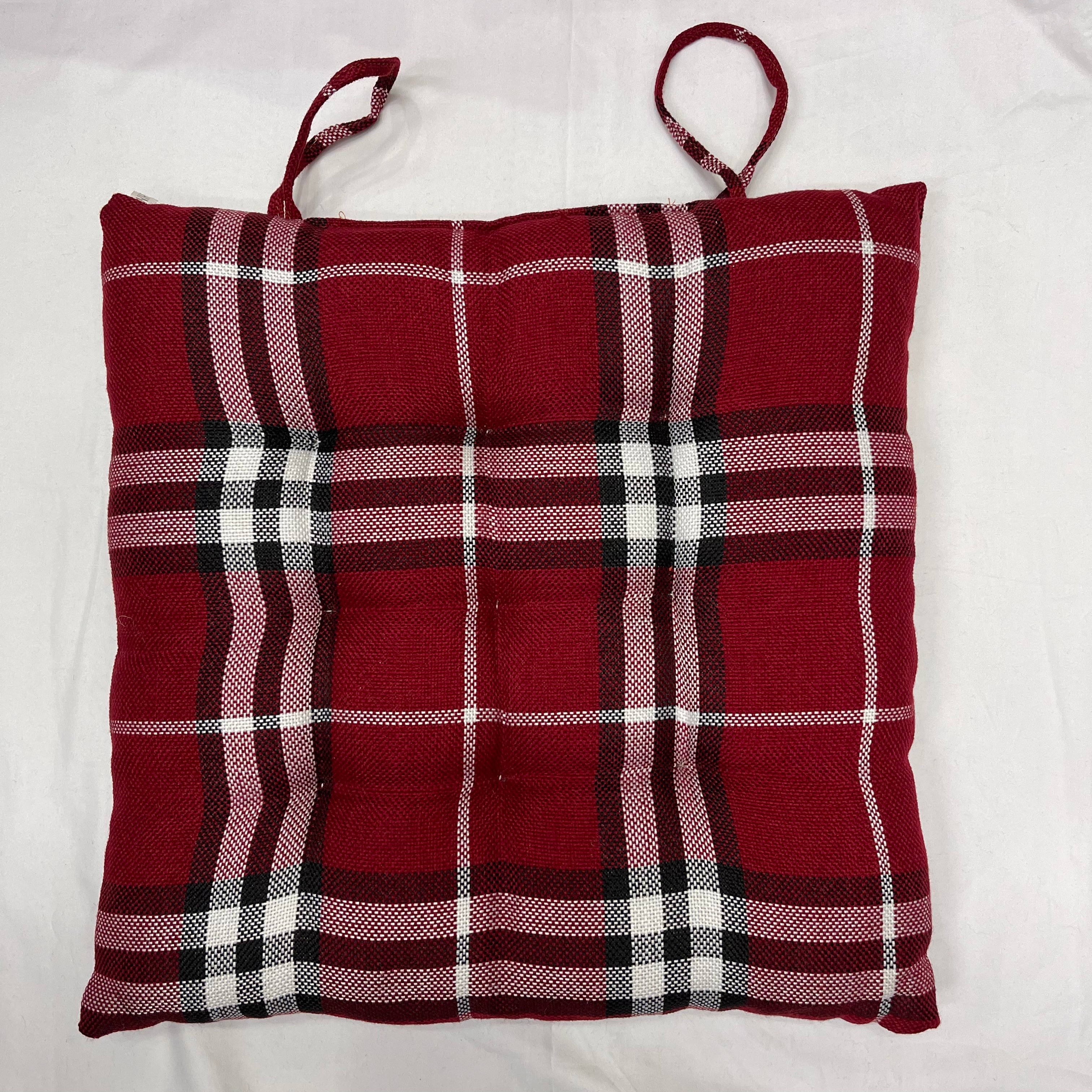 New Explosive Manufacturers Direct Sales Hemp Grid Nine-Hole Seat Cushion Bay Window Tatami Sofa Soft Seat Cushion Table Chair Cushion details Picture