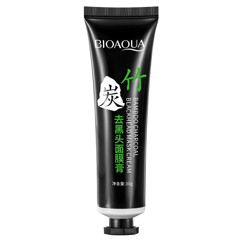 Poquanya bamboo charcoal blackhead mask cream moisturizing and moisturizing to improve acne oil control tear nose mask facial care Application Scenario
