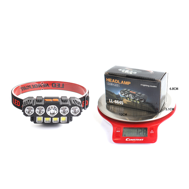 5 headlamps, ultra-bright rechargeable fishing lamps, long-range ultra-bright head-mounted LED miner's lamps and flashlights Specification image