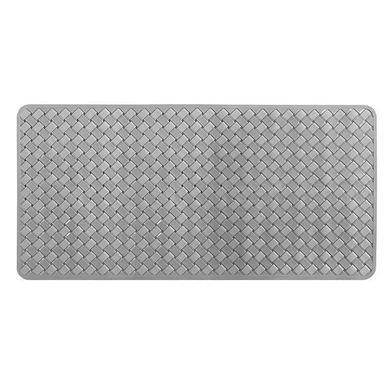 Solid Color Oblong Braided Mat Bathroom Mat Anti-Slip Wear Application Scenario