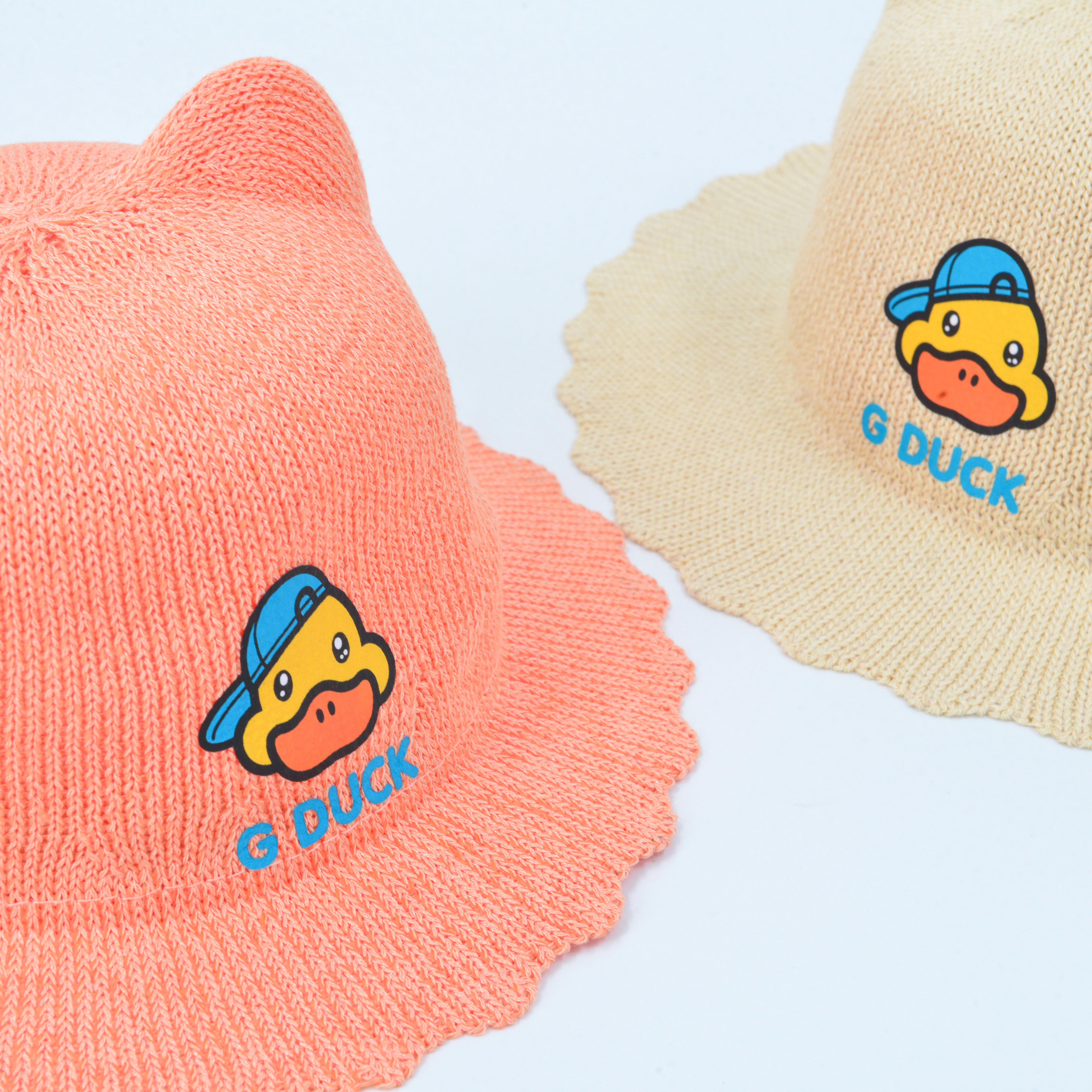 G-DUCK Little Yellow Duck Official 2022 New Spring/Summer Children's breathable cap, fashionable and versatile, baby sports travel sun hat, children's cap details Picture