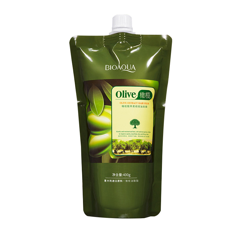 Poquanya Olive Extract Soft Baking Cream moisturizes, improves hair irritation, protects hair, repairs hair mask and hairdressing products