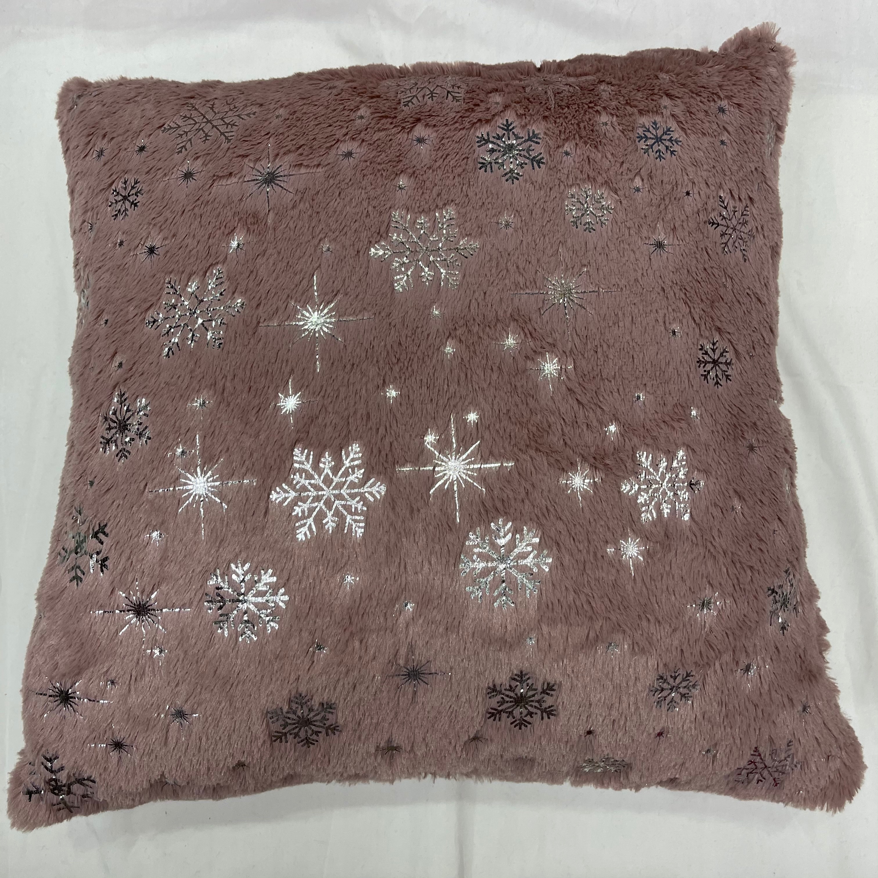 New Explosive Factory Direct Sales Hot Silver Snow Plush Throw Pillow European Sofa Bay Window Office Pillow Car Soft Cushion