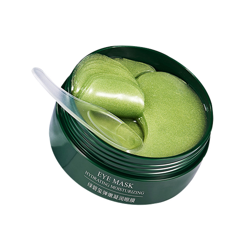 Poquanya tourmaline soft moisturizing eye mask moisturizing eye patch fade dark circles alleviate fine lines eye patch eye care full figure