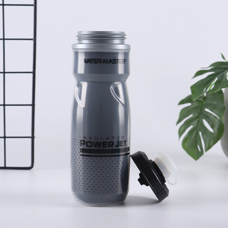 220408双层水壶（620ml,拉伸开关）运动水壶水瓶山地自行车带防尘盖塑料水壶骑行水杯详情15