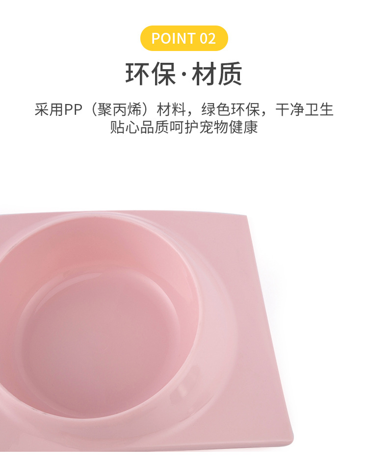 Pet stainless steel double-bowl arch bridge type anti-tipping and anti-slip drinking bowl, food bowl, universal cat food bowl, dog rice bowl, food basin, pet food utensils pic 7