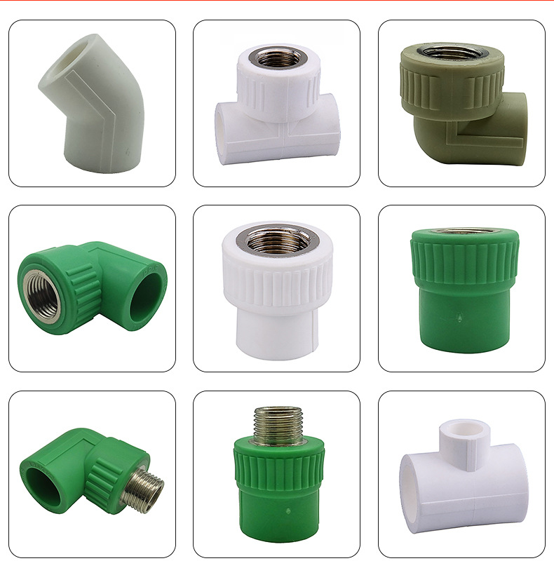 PPR外牙弯头 PPR外丝弯头 PPR FEMALE ELBOW PPR PIPE AND FITTINGS 出口详情5