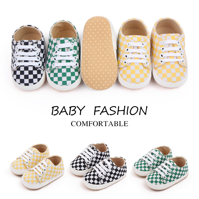 Canvas baby toddler newborn boy and girls shoes