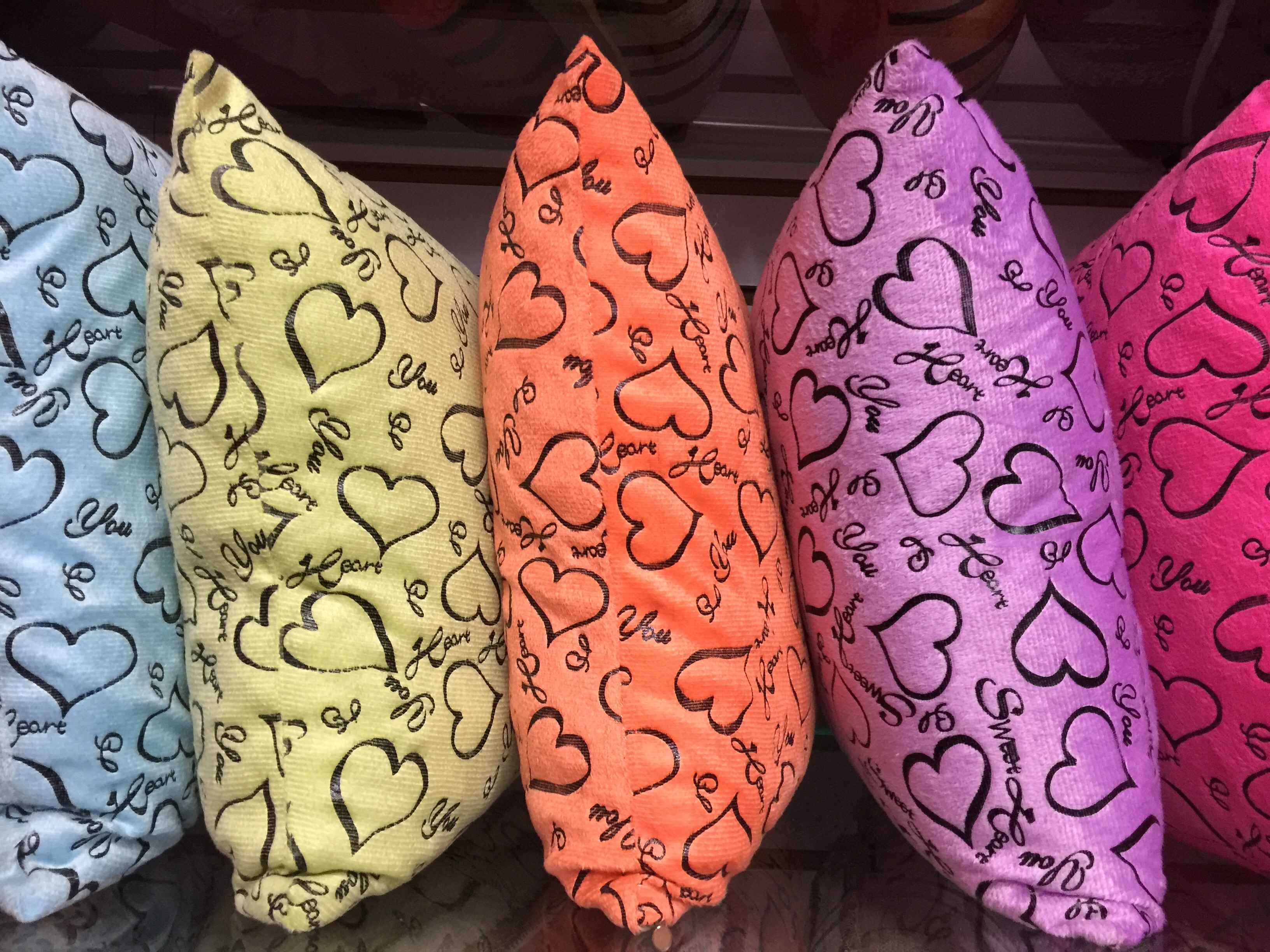 Short pile pillow core in modern living room setting