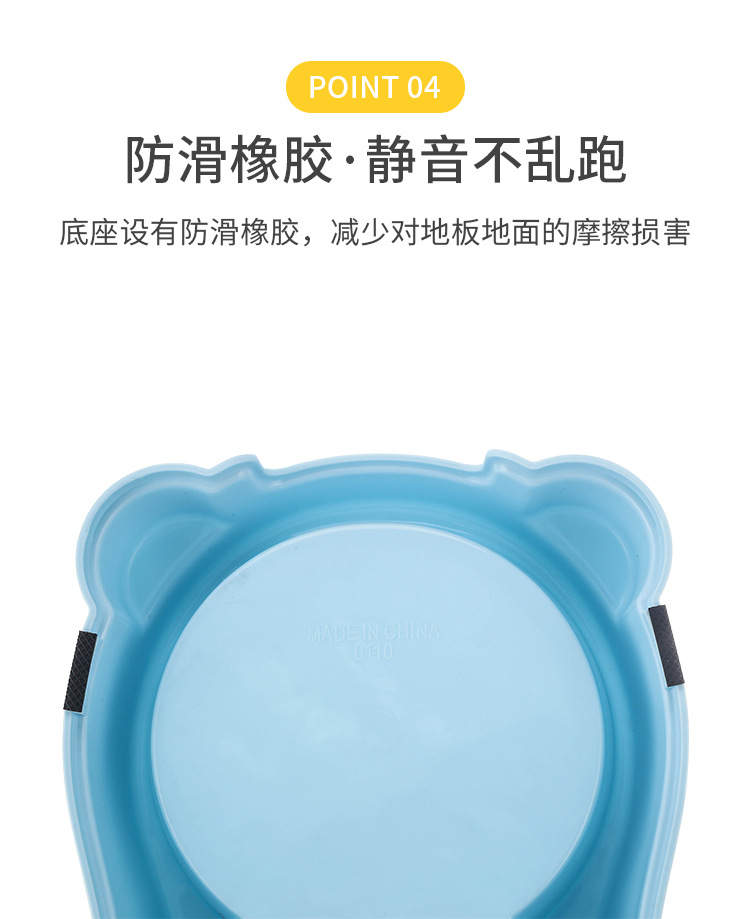 New pet water bucket, food bucket, universal bowl, large capacity, anti-slip and anti-knock, dog bowl, cat bowl, automatic drinking and feeding bowl pic 9